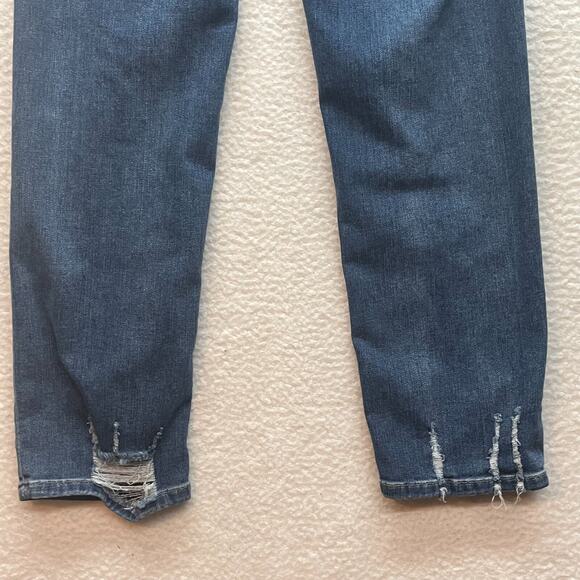 Kut From The Kloth Jeans Womens 4 Blue Elizabeth Crop Straight Mid Rise Denim 28 - Picture 7 of 15